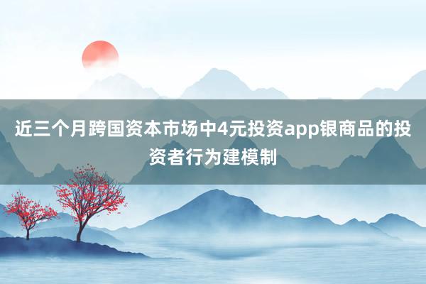 近三个月跨国资本市场中4元投资app银商品的投资者行为建模制