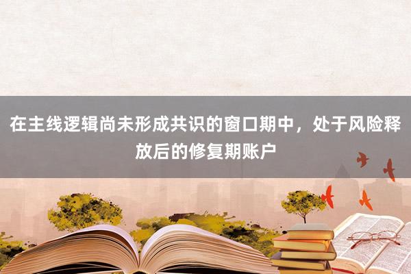 在主线逻辑尚未形成共识的窗口期中，处于风险释放后的修复期账户