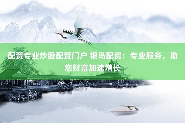 配资专业炒股配资门户 银岛配资：专业服务，助您财富加速增长